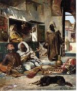 unknow artist, Arab or Arabic people and life. Orientalism oil paintings 559